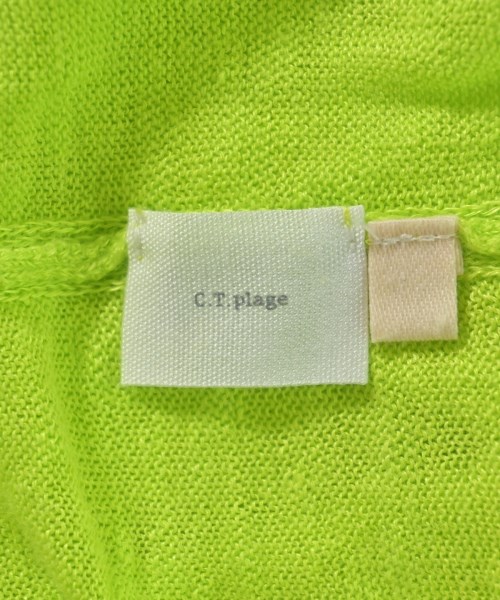 C.T.plage（シーティープラージュ）カーディガン 緑 サイズ:38(M位) レディース/2200698119093