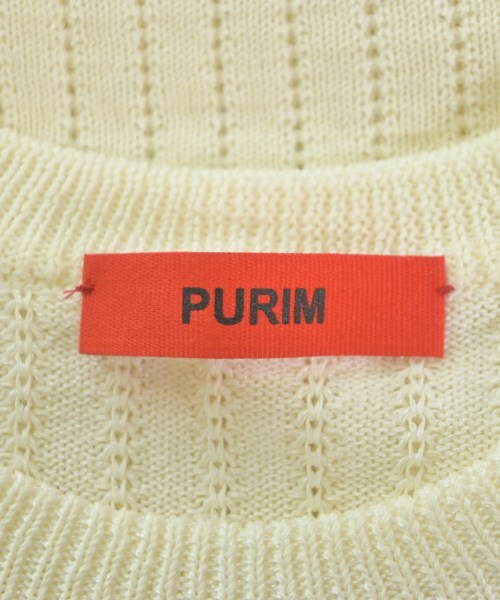 PURIM（プリム）ニット・セーター 白 サイズ:44(S位) メンズ/2200726326134