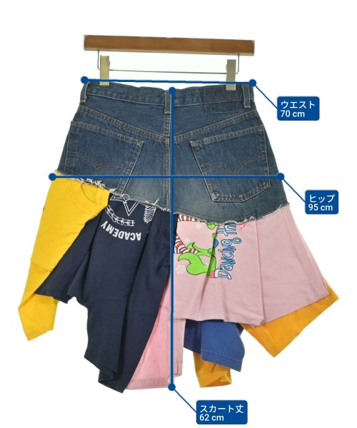 tomoki yurita（トモキユリタ）ロング・マキシ丈スカート 紺 サイズ:M レディース/2200637720021