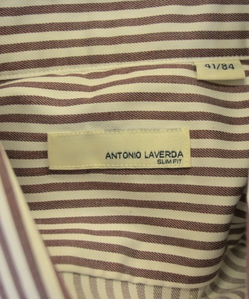 ANTONIO LAVERDA（アントニオ　ラベルダ）ドレスシャツ 茶 サイズ:41(XL位) メンズ/2200682951050