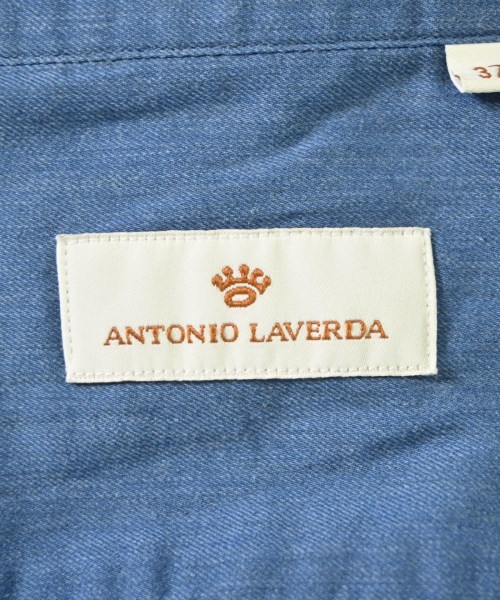 ANTONIO LAVERDA（アントニオ　ラベルダ）カジュアルシャツ 青 サイズ:37(XS位) メンズ/2200676416053