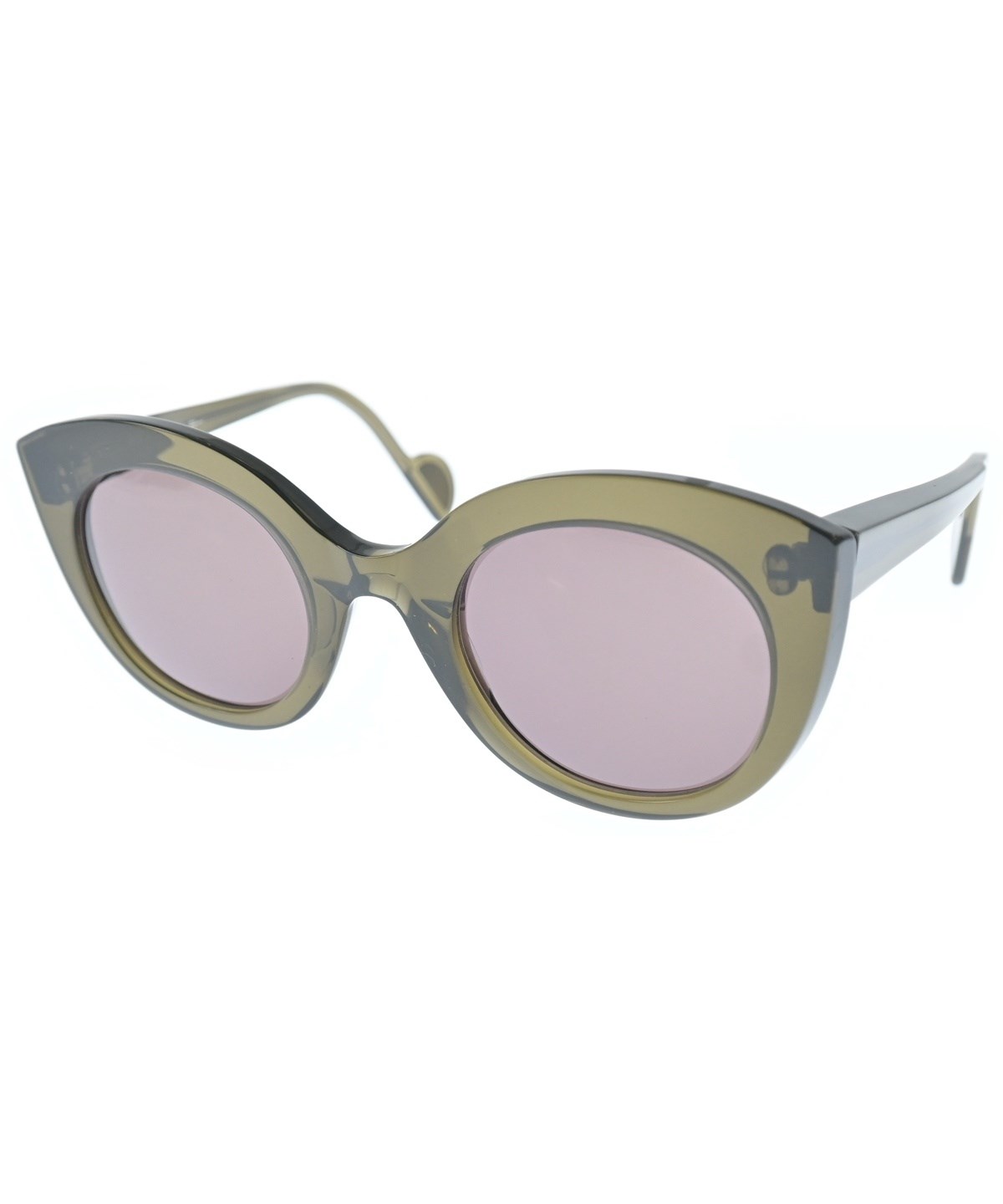 ANNE ET VALENTIN アンバレンタイン メガネ  カーキ 【古着】【中古】【送料無料】 ANNE ET VALENTIN（アンバレンタイン）メガネ カーキ サイズ:- メンズ