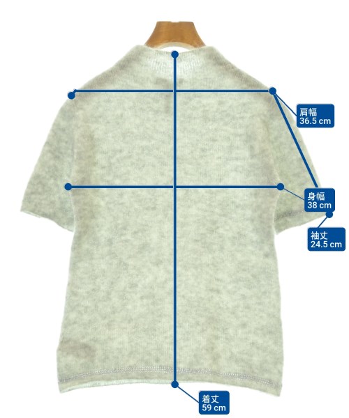 SARAH PACINI（サラパチーニ）ニット・セーター グレー サイズ:00(XXS位) レディース/2200633481049