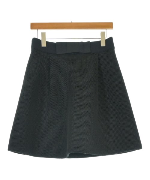 EDWARD ACHOUR PARIS(エドワードアシュールパリ)ひざ丈スカート 黒 サイズ:36(XS位)/2200656234066