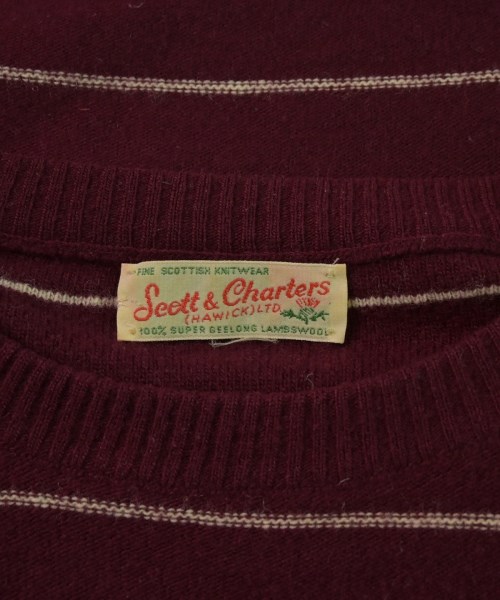 Scott & Charters（スコットアンドチャーターズ）ニット・セーター 赤 サイズ:-(M位) メンズ/2200640609078