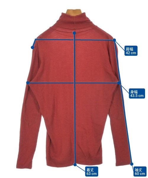 De bon coer（ドゥボンクール）ニット・セーター 赤 サイズ:-(M位) レディース/2200649728121