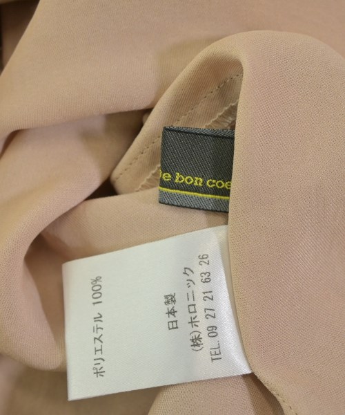 De bon coer（ドゥボンクール）ブラウス ピンク サイズ:F レディース/2200648290049