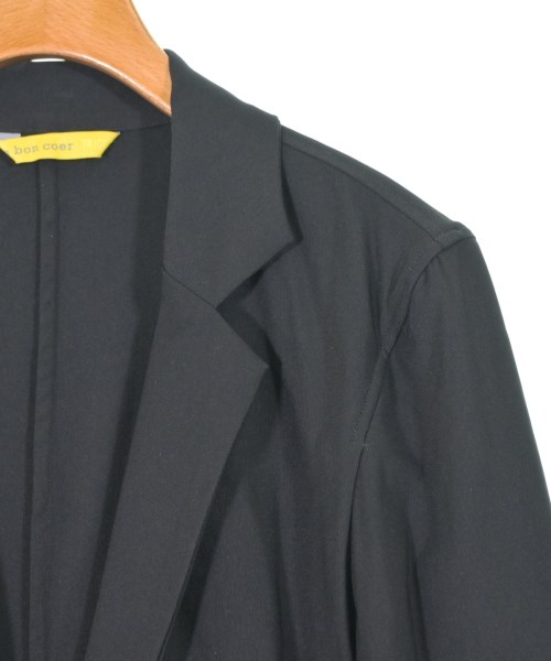 De bon coer（ドゥボンクール）カジュアルジャケット 黒 サイズ:F-2(S位) レディース/2200666572059