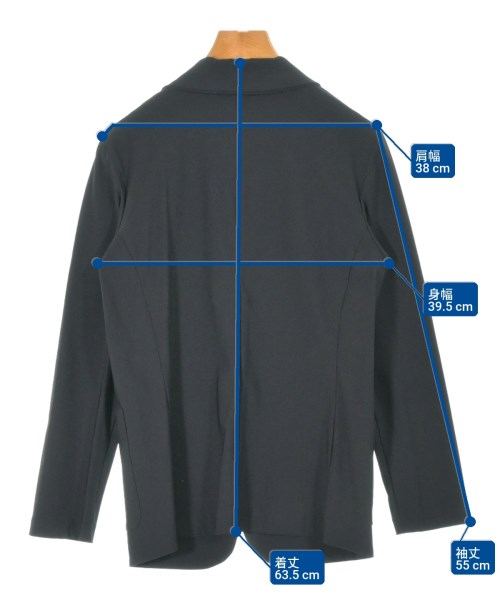 De bon coer（ドゥボンクール）カジュアルジャケット 黒 サイズ:F-2(S位) レディース/2200666572059