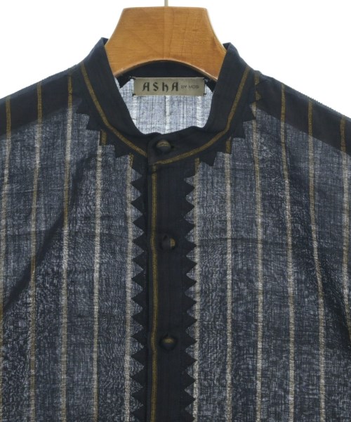 AshA BY MDS（ミヤケデザインスタジオ）カジュアルシャツ 紺 サイズ:F レディース/2200669416077