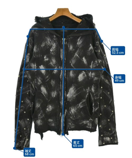 Z.VARGAS（ザックバルガス）パーカー 黒 サイズ:M メンズ/2200632652150