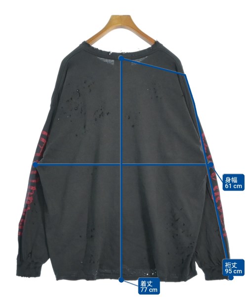 Z.VARGAS（ザックバルガス）Tシャツ・カットソー 黒 サイズ:-(XL位) メンズ/2200715931035