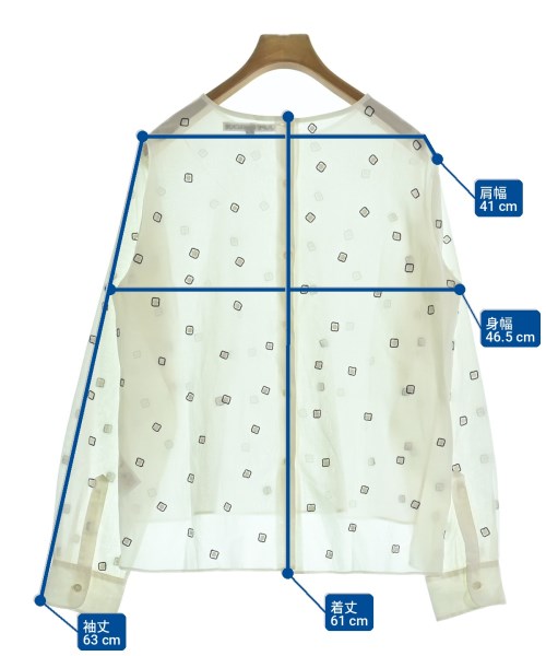 Jupe by JACKIE（ジュップバイジャッキー）ブラウス 白 サイズ:M レディース/2200713497199