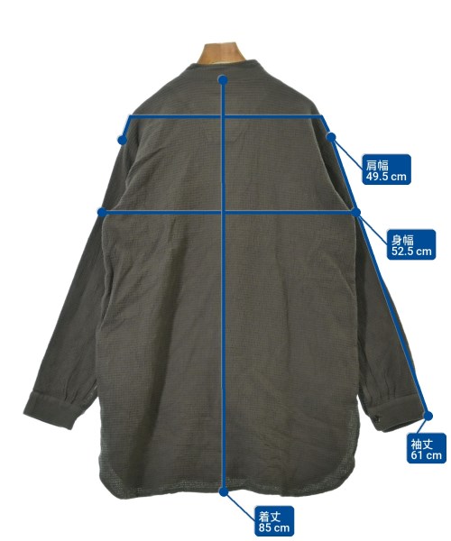 HARROW TOWN STORES（ハロータウンストアーズ）カジュアルシャツ カーキ サイズ:46(XXL位) レディース/2200659614018