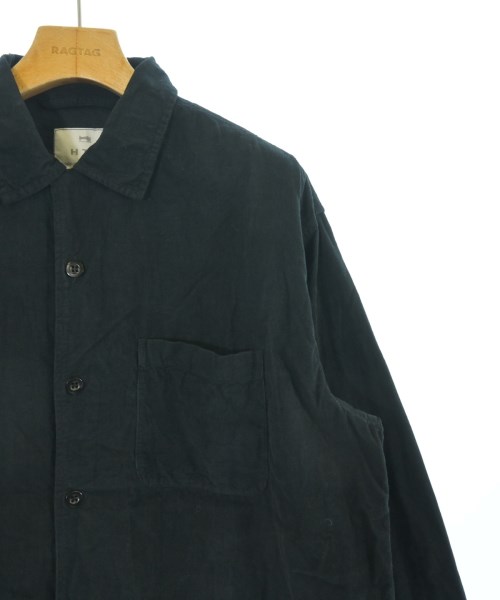 HARROW TOWN STORES（ハロータウンストアーズ）カジュアルシャツ 黒 サイズ:44(XL位) レディース/2200647228043