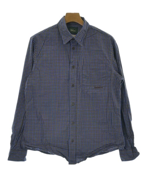 Shuttle notes(シャトルノーツ)カジュアルシャツ 青 サイズ:S/2200641261084