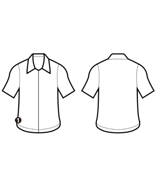 Shuttle notes（シャトルノーツ）カジュアルシャツ 黒 サイズ:S メンズ/2200665168062