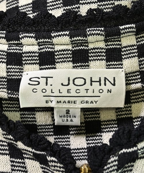 ST.JOHN COLLECTION（セントジョンコレクション）ノーカラージャケット 黒 サイズ:2(M位) レディース/2200692886014
