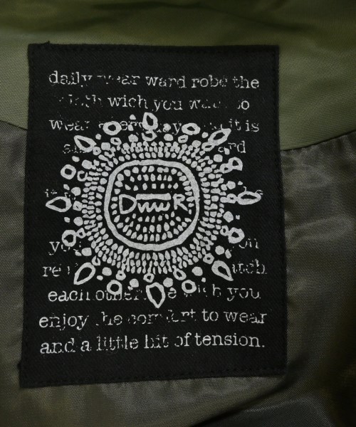 Dw2R（ディダヴルトゥアール）ミリタリーブルゾン 青 サイズ:F レディース/2200630096017