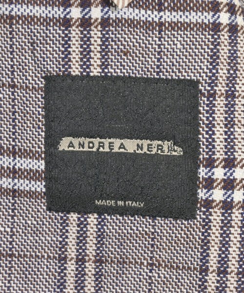ANDREA NERI（アンドレアネリ）テーラードジャケット 茶 サイズ:46(M位) メンズ/2200719646034