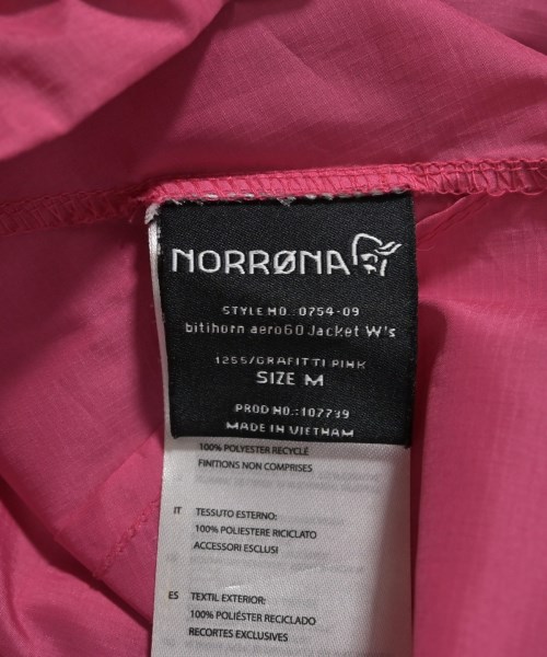 NORRONA（ノローナ）マウンテンパーカー ピンク サイズ:M レディース/2200638178203
