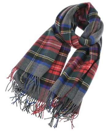 Johnstons of Elgin（ジョンストンズオブエルガン）マフラー グレー