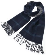 Johnstons of Elgin（ジョンストンズオブエルガン）マフラー 紺 サイズ:- メンズ/2200639273013