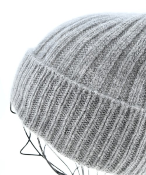 Johnstons of Elgin（ジョンストンズオブエルガン）ニットキャップ・ビーニー グレー サイズ:- レディース/2200612135710