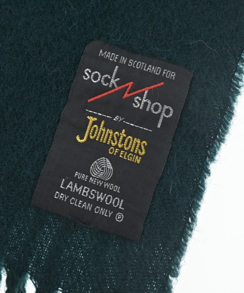 Johnstons of Elgin（ジョンストンズオブエルガン）マフラー 緑 サイズ:- メンズ/2200628090027