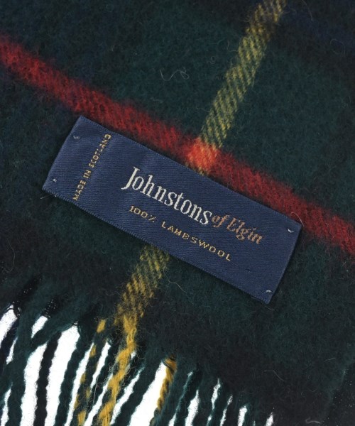 Johnstons of Elgin（ジョンストンズオブエルガン）マフラー 緑 サイズ:- メンズ/2200628090034