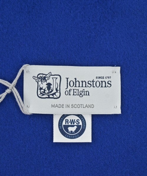 Johnstons of Elgin（ジョンストンズオブエルガン）マフラー 青 サイズ:- レディース/2200628262011