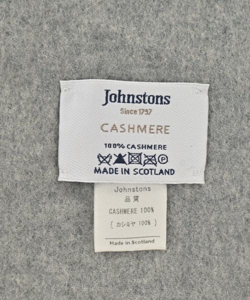 Johnstons of Elgin（ジョンストンズオブエルガン）マフラー グレー サイズ:- レディース/2200614255034