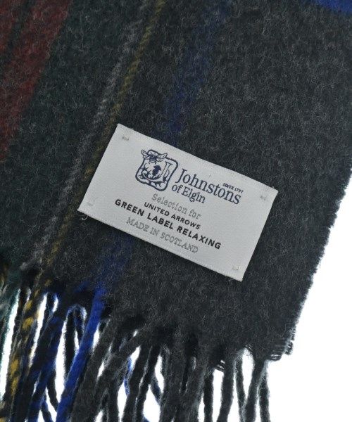 Johnstons of Elgin（ジョンストンズオブエルガン）ストール 赤 サイズ:- レディース/2200619600235