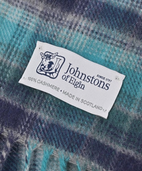 Johnstons of Elgin（ジョンストンズオブエルガン）マフラー 緑 サイズ:- メンズ/2200632450039
