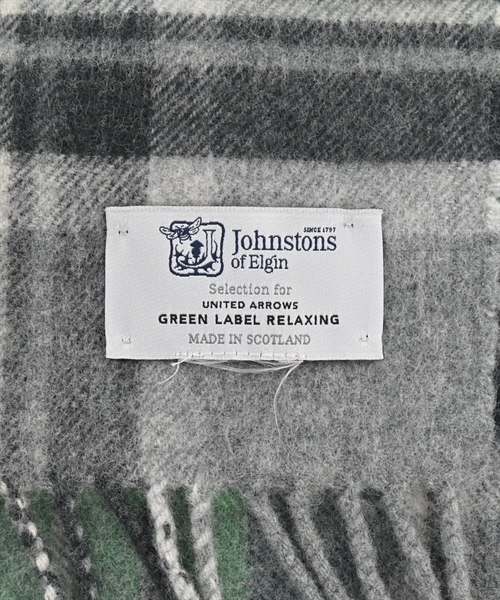 Johnstons of Elgin（ジョンストンズオブエルガン）マフラー グレー サイズ:- レディース/2200609696095