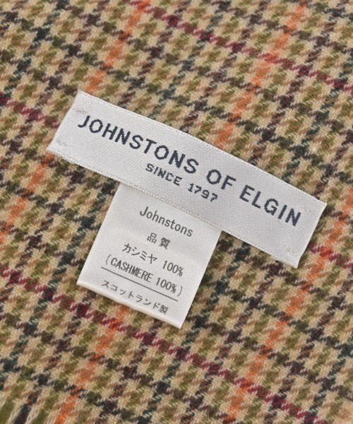 Johnstons of Elgin（ジョンストンズオブエルガン）ストール ベージュ サイズ:- メンズ/2200612846104