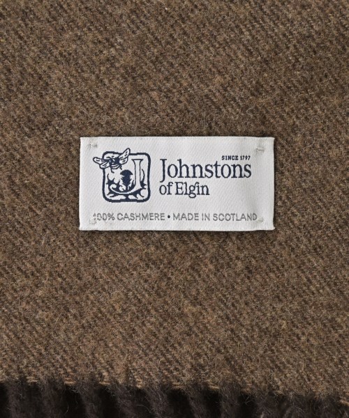 Johnstons of Elgin（ジョンストンズオブエルガン）マフラー 茶 サイズ:- レディース/2200668460187