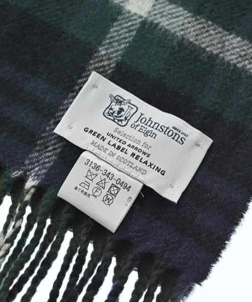 Johnstons of Elgin（ジョンストンズオブエルガン）マフラー 紫 サイズ:- メンズ/2200672947285