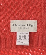 Johnstons of Elgin（ジョンストンズオブエルガン）マフラー 赤 サイズ:- レディース/2200676803662