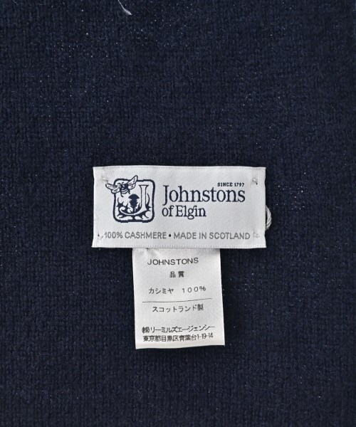 Johnstons of Elgin（ジョンストンズオブエルガン）ストール 紺 サイズ:- レディース/2200693713296