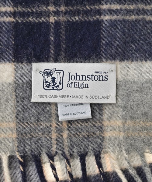 Johnstons of Elgin（ジョンストンズオブエルガン）マフラー グレー サイズ:- レディース/2200696055041