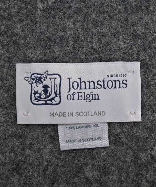 Johnstons of Elgin（ジョンストンズオブエルガン）マフラー グレー サイズ:- レディース/2200644143158