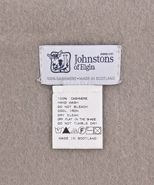 Johnstons of Elgin（ジョンストンズオブエルガン）ストール ベージュ サイズ:- メンズ/2200655902010