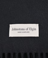 Johnstons of Elgin（ジョンストンズオブエルガン）マフラー 黒 サイズ:- メンズ/2200657465018