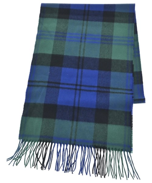 Johnstons of Elgin(ジョンストンズオブエルガン)マフラー 青 サイズ:-/2200657318147