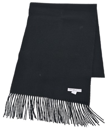 Johnstons of Elgin（ジョンストンズオブエルガン）マフラー 黒 サイズ