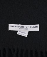 Johnstons of Elgin（ジョンストンズオブエルガン）マフラー 黒 サイズ:- メンズ/2200658886010
