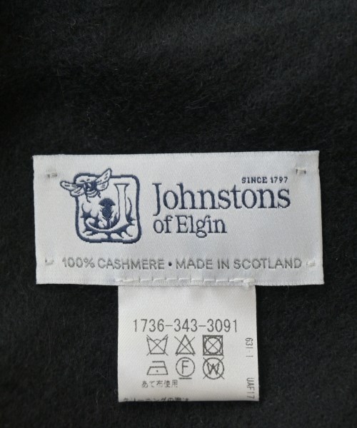 Johnstons of Elgin（ジョンストンズオブエルガン）ストール 黒 サイズ:- レディース/2200635647276