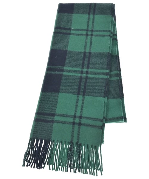 Johnstons of Elgin(ジョンストンズオブエルガン)マフラー 緑 サイズ:-/2200635957047