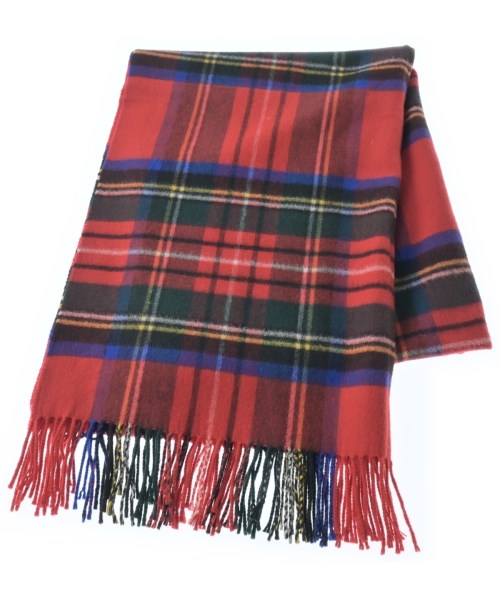 Johnstons of Elgin(ジョンストンズオブエルガン)マフラー 赤 サイズ:-/2200647423134